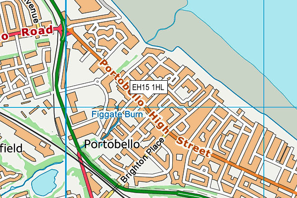 EH15 1HL map - OS VectorMap District (Ordnance Survey) EH15 1HL map - OS VectorMap District (Ordnance Survey)