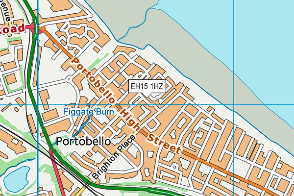 EH15 1HZ map - OS VectorMap District (Ordnance Survey) EH15 1HZ map - OS VectorMap District (Ordnance Survey)