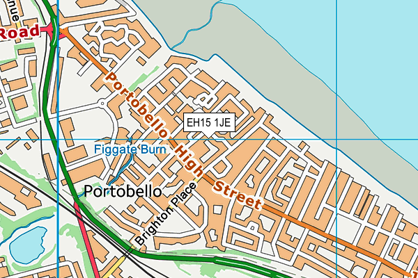 EH15 1JE map - OS VectorMap District (Ordnance Survey) EH15 1JE map - OS VectorMap District (Ordnance Survey)
