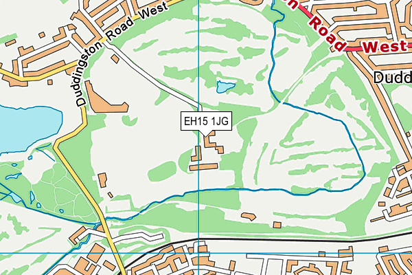 EH15 1JG map - OS VectorMap District (Ordnance Survey) EH15 1JG map - OS VectorMap District (Ordnance Survey)