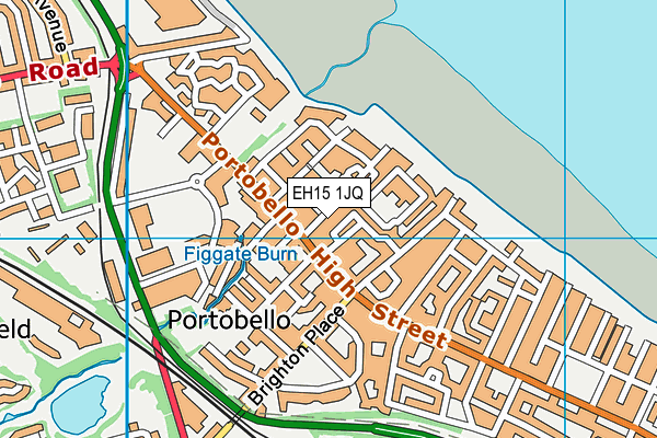 EH15 1JQ map - OS VectorMap District (Ordnance Survey) EH15 1JQ map - OS VectorMap District (Ordnance Survey)