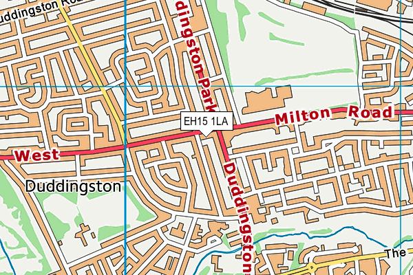 EH15 1LA map - OS VectorMap District (Ordnance Survey) EH15 1LA map - OS VectorMap District (Ordnance Survey)