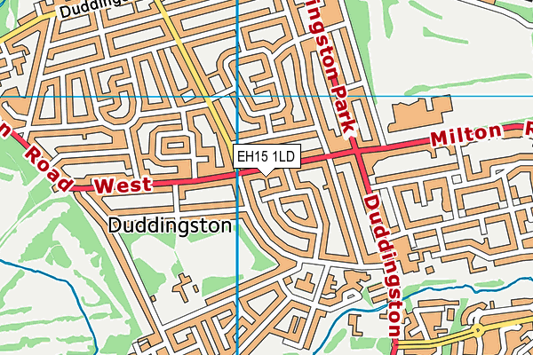 EH15 1LD map - OS VectorMap District (Ordnance Survey) EH15 1LD map - OS VectorMap District (Ordnance Survey)