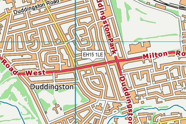 EH15 1LE map - OS VectorMap District (Ordnance Survey) EH15 1LE map - OS VectorMap District (Ordnance Survey)