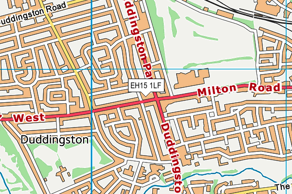 EH15 1LF map - OS VectorMap District (Ordnance Survey) EH15 1LF map - OS VectorMap District (Ordnance Survey)
