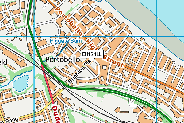EH15 1LL map - OS VectorMap District (Ordnance Survey) EH15 1LL map - OS VectorMap District (Ordnance Survey)