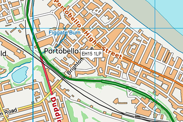 EH15 1LP map - OS VectorMap District (Ordnance Survey) EH15 1LP map - OS VectorMap District (Ordnance Survey)