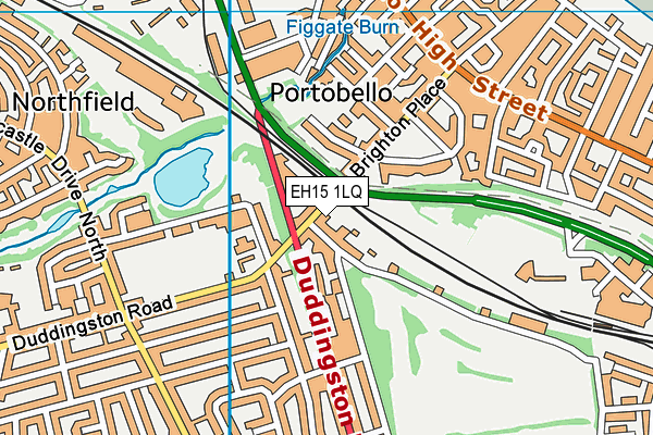 EH15 1LQ map - OS VectorMap District (Ordnance Survey) EH15 1LQ map - OS VectorMap District (Ordnance Survey)