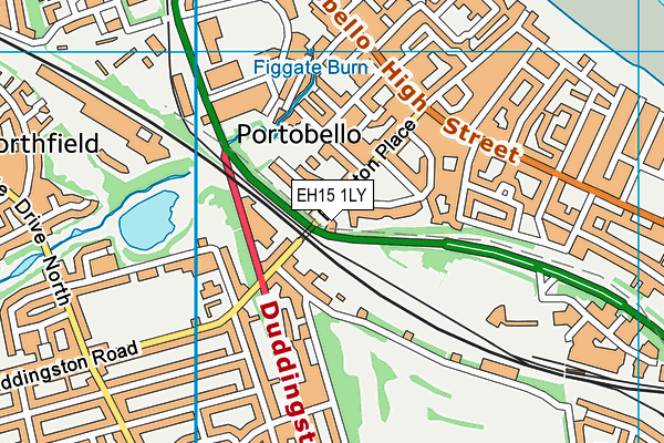 EH15 1LY map - OS VectorMap District (Ordnance Survey) EH15 1LY map - OS VectorMap District (Ordnance Survey)