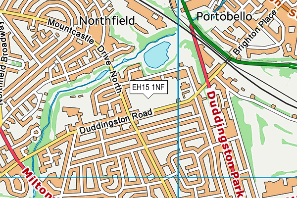 EH15 1NF map - OS VectorMap District (Ordnance Survey) EH15 1NF map - OS VectorMap District (Ordnance Survey)