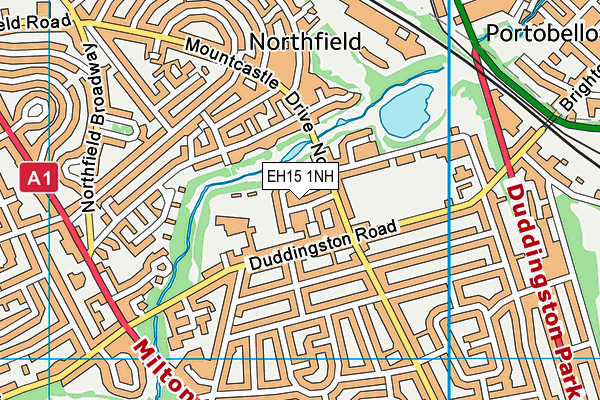 EH15 1NH map - OS VectorMap District (Ordnance Survey) EH15 1NH map - OS VectorMap District (Ordnance Survey)
