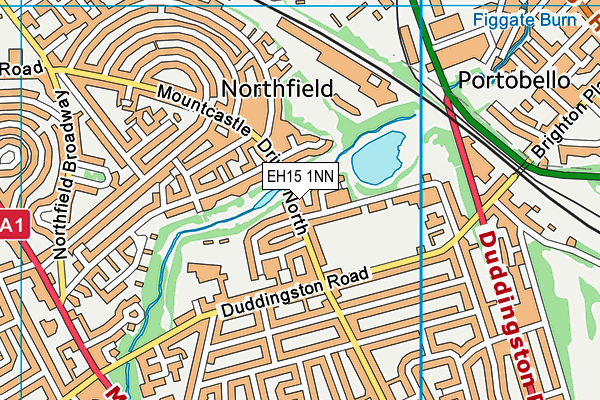 EH15 1NN map - OS VectorMap District (Ordnance Survey) EH15 1NN map - OS VectorMap District (Ordnance Survey)