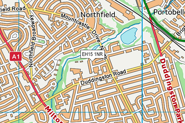 EH15 1NR map - OS VectorMap District (Ordnance Survey) EH15 1NR map - OS VectorMap District (Ordnance Survey)