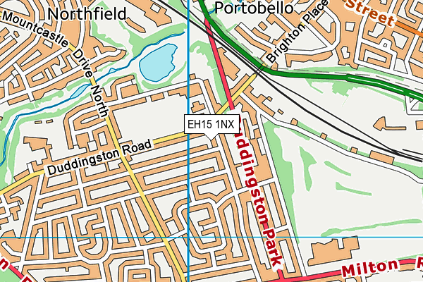 EH15 1NX map - OS VectorMap District (Ordnance Survey) EH15 1NX map - OS VectorMap District (Ordnance Survey)