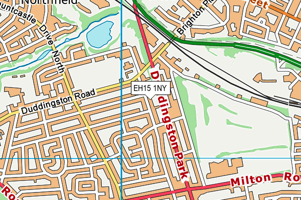 EH15 1NY map - OS VectorMap District (Ordnance Survey) EH15 1NY map - OS VectorMap District (Ordnance Survey)