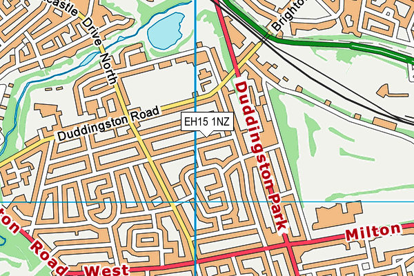 EH15 1NZ map - OS VectorMap District (Ordnance Survey) EH15 1NZ map - OS VectorMap District (Ordnance Survey)