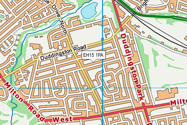 EH15 1PA map - OS VectorMap District (Ordnance Survey) EH15 1PA map - OS VectorMap District (Ordnance Survey)