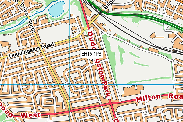 EH15 1PB map - OS VectorMap District (Ordnance Survey) EH15 1PB map - OS VectorMap District (Ordnance Survey)