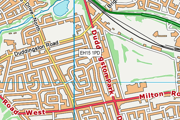 EH15 1PD map - OS VectorMap District (Ordnance Survey) EH15 1PD map - OS VectorMap District (Ordnance Survey)