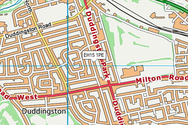 EH15 1PE map - OS VectorMap District (Ordnance Survey) EH15 1PE map - OS VectorMap District (Ordnance Survey)