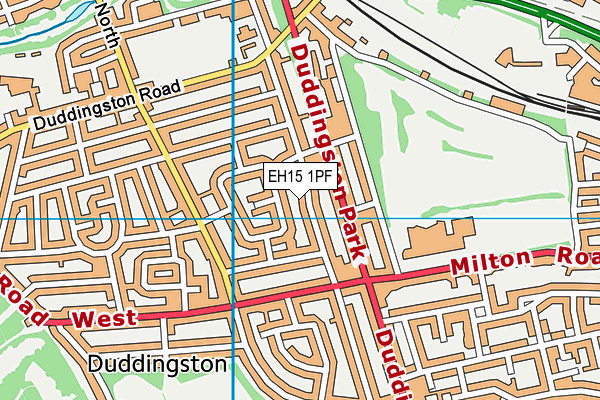 EH15 1PF map - OS VectorMap District (Ordnance Survey) EH15 1PF map - OS VectorMap District (Ordnance Survey)