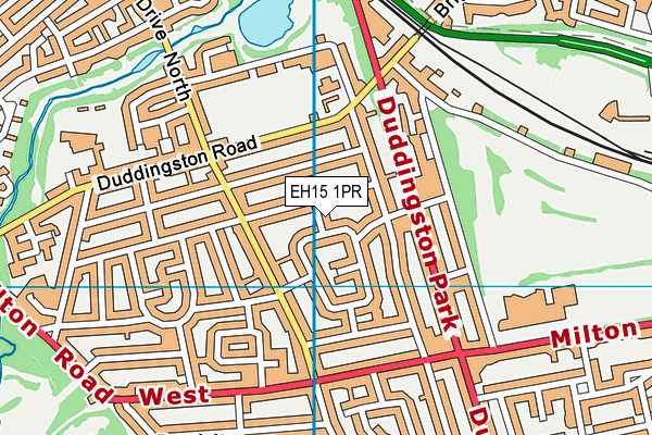 EH15 1PR map - OS VectorMap District (Ordnance Survey) EH15 1PR map - OS VectorMap District (Ordnance Survey)