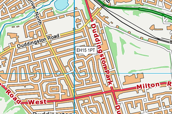 EH15 1PT map - OS VectorMap District (Ordnance Survey) EH15 1PT map - OS VectorMap District (Ordnance Survey)