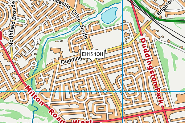 EH15 1QH map - OS VectorMap District (Ordnance Survey) EH15 1QH map - OS VectorMap District (Ordnance Survey)