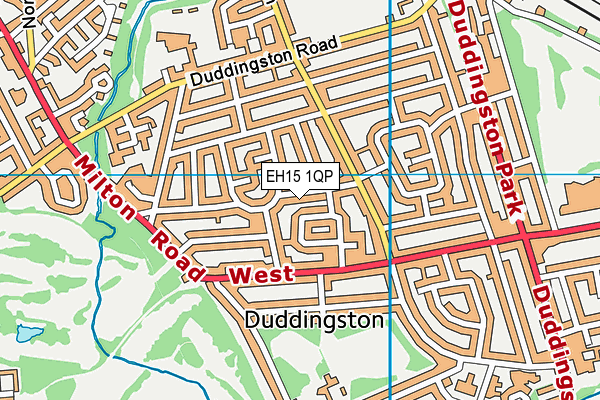 EH15 1QP map - OS VectorMap District (Ordnance Survey) EH15 1QP map - OS VectorMap District (Ordnance Survey)