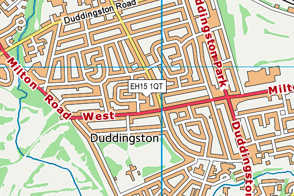 EH15 1QT map - OS VectorMap District (Ordnance Survey) EH15 1QT map - OS VectorMap District (Ordnance Survey)