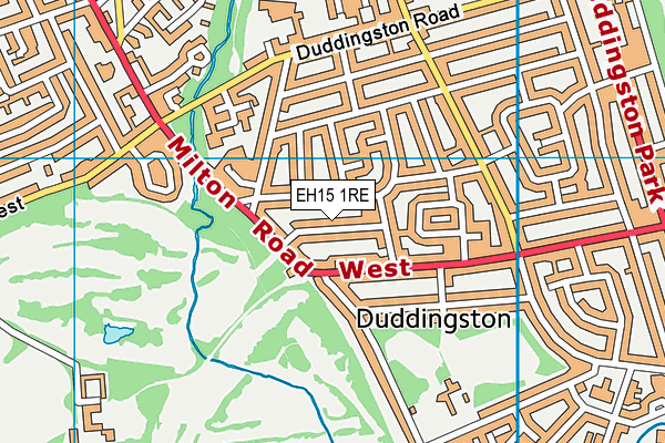 EH15 1RE map - OS VectorMap District (Ordnance Survey) EH15 1RE map - OS VectorMap District (Ordnance Survey)
