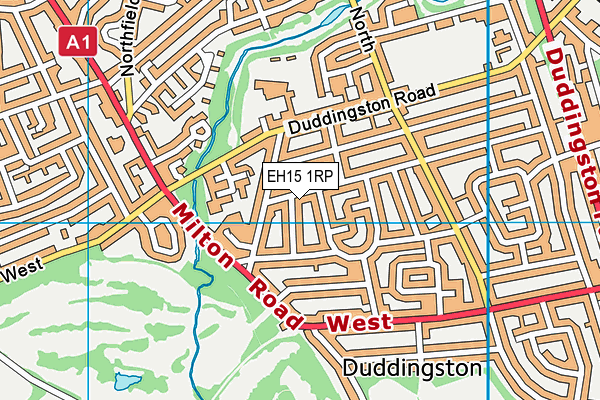EH15 1RP map - OS VectorMap District (Ordnance Survey) EH15 1RP map - OS VectorMap District (Ordnance Survey)