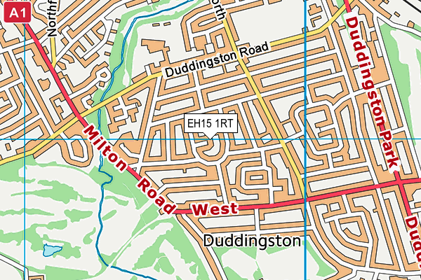 EH15 1RT map - OS VectorMap District (Ordnance Survey) EH15 1RT map - OS VectorMap District (Ordnance Survey)