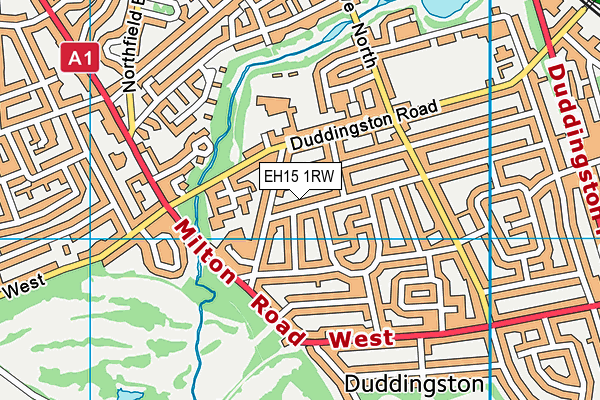 EH15 1RW map - OS VectorMap District (Ordnance Survey) EH15 1RW map - OS VectorMap District (Ordnance Survey)