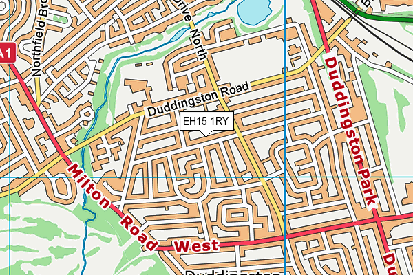 EH15 1RY map - OS VectorMap District (Ordnance Survey) EH15 1RY map - OS VectorMap District (Ordnance Survey)