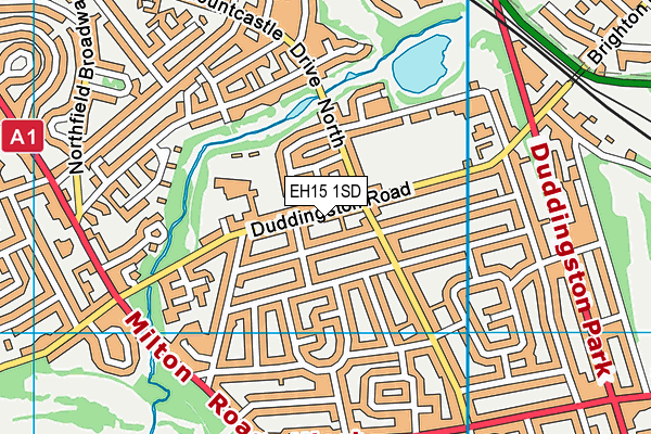 EH15 1SD map - OS VectorMap District (Ordnance Survey) EH15 1SD map - OS VectorMap District (Ordnance Survey)