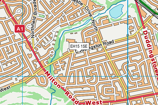 EH15 1SE map - OS VectorMap District (Ordnance Survey) EH15 1SE map - OS VectorMap District (Ordnance Survey)