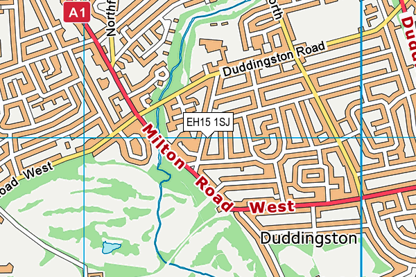 EH15 1SJ map - OS VectorMap District (Ordnance Survey) EH15 1SJ map - OS VectorMap District (Ordnance Survey)
