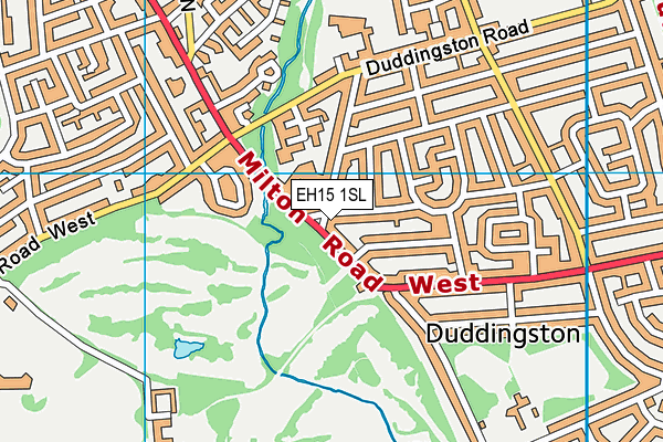 EH15 1SL map - OS VectorMap District (Ordnance Survey) EH15 1SL map - OS VectorMap District (Ordnance Survey)