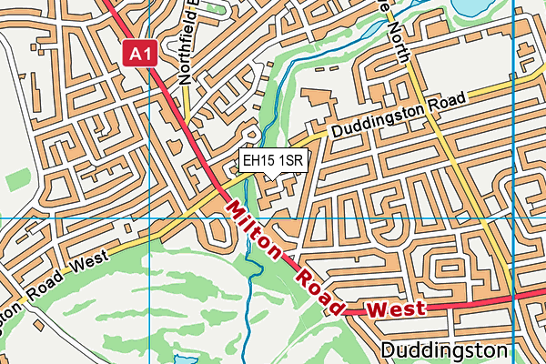 EH15 1SR map - OS VectorMap District (Ordnance Survey) EH15 1SR map - OS VectorMap District (Ordnance Survey)