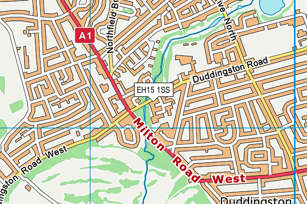 EH15 1SS map - OS VectorMap District (Ordnance Survey) EH15 1SS map - OS VectorMap District (Ordnance Survey)