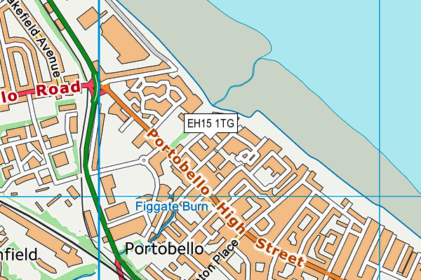 EH15 1TG map - OS VectorMap District (Ordnance Survey) EH15 1TG map - OS VectorMap District (Ordnance Survey)