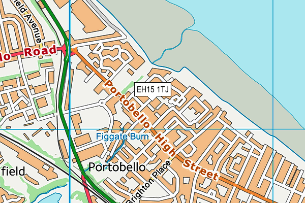 EH15 1TJ map - OS VectorMap District (Ordnance Survey) EH15 1TJ map - OS VectorMap District (Ordnance Survey)