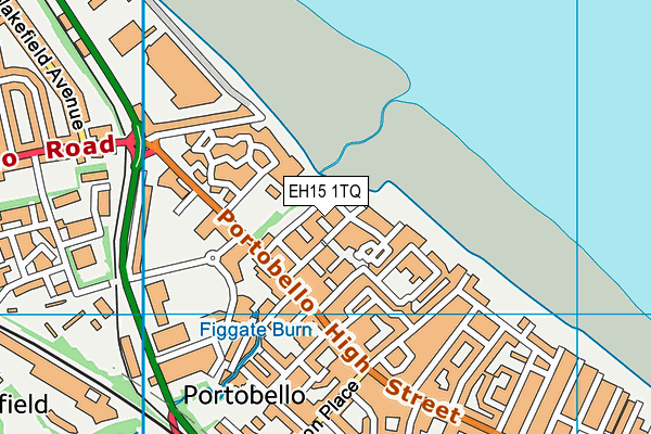EH15 1TQ map - OS VectorMap District (Ordnance Survey) EH15 1TQ map - OS VectorMap District (Ordnance Survey)