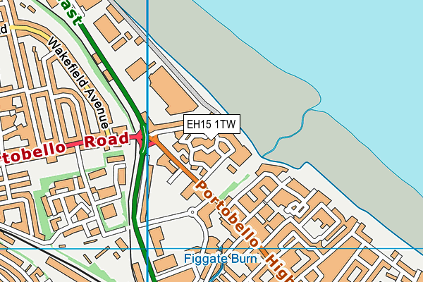 EH15 1TW map - OS VectorMap District (Ordnance Survey) EH15 1TW map - OS VectorMap District (Ordnance Survey)