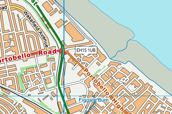 EH15 1UB map - OS VectorMap District (Ordnance Survey) EH15 1UB map - OS VectorMap District (Ordnance Survey)