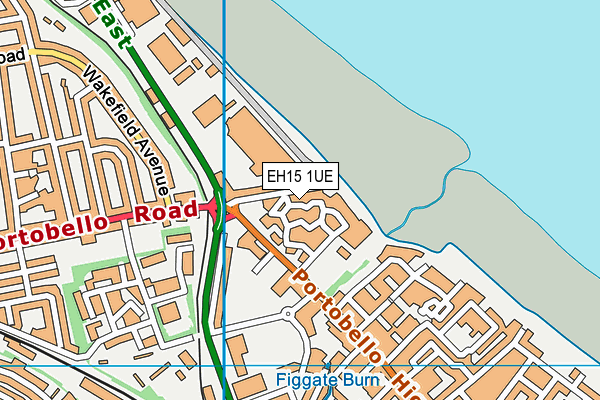 EH15 1UE map - OS VectorMap District (Ordnance Survey) EH15 1UE map - OS VectorMap District (Ordnance Survey)