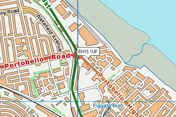 EH15 1UF map - OS VectorMap District (Ordnance Survey) EH15 1UF map - OS VectorMap District (Ordnance Survey)