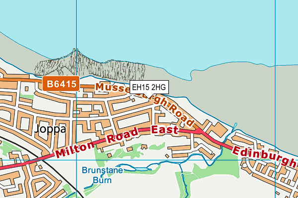 EH15 2HG map - OS VectorMap District (Ordnance Survey) EH15 2HG map - OS VectorMap District (Ordnance Survey)