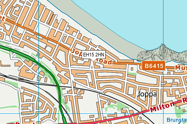 EH15 2HN map - OS VectorMap District (Ordnance Survey) EH15 2HN map - OS VectorMap District (Ordnance Survey)